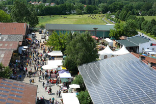 Hoffest auf einem modernen Ökolandbau-Großbetrieb (Brodowin, 7000 Besucher). (Foto: Martin Flade)