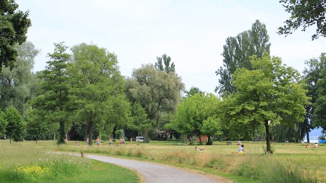  Naturnahe Parkpflege: Radolfzell (Foto: „Kommunen für biologische Vielfalt") 